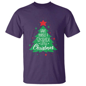 Funny Xmas T Shirt Have Yourself A Skibidi Little Rizzmas TS09 Purple Print Your Wear