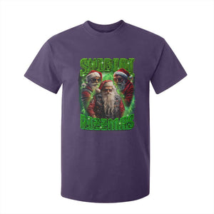 Funny Xmas T Shirt For Kid Skibidi Rizzmas Cool Santa Rizz TS09 Purple Print Your Wear