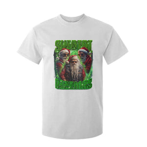 Funny Xmas T Shirt For Kid Skibidi Rizzmas Cool Santa Rizz TS09 White Print Your Wear