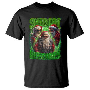 Funny Xmas T Shirt Skibidi Rizzmas Cool Santa Rizz TS09 Black Print Your Wear