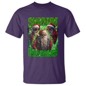 Funny Xmas T Shirt Skibidi Rizzmas Cool Santa Rizz TS09 Purple Print Your Wear