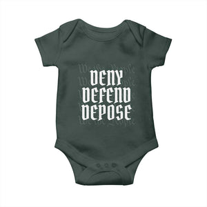 Deny Defend Depose Baby Onesie We The People Patriotic TS09 Print Your Wear