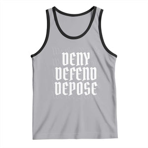 Deny Defend Depose Tank Top We The People Patriotic TS09 Athletic Heather Black Print Your Wear