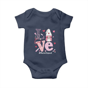 Valentine's Day Baby Onesie LOVE Nurse Squad Cute Gnome TS09 Navy Print Your Wear