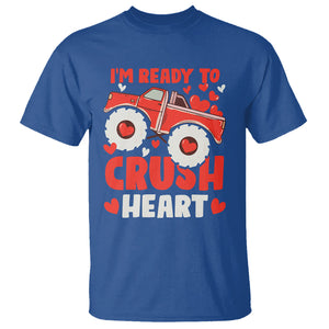 Valentine's Day T Shirt I Ready To Crush Hearts Monster Truck TS09 Royal Blue Printyourwear