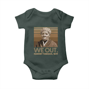 Harriet Tubman Baby Onesie We Out 1849 Retro Black History TS09 Print Your Wear