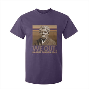 Harriet Tubman T Shirt For Kid We Out 1849 Retro Black History TS09 Purple Print Your Wear