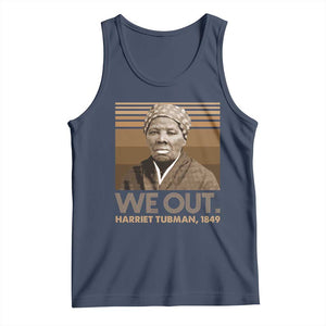 Harriet Tubman Tank Top We Out 1849 Retro Black History TS09 Navy Print Your Wear