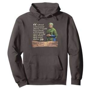 Harriet Tubman Hoodie If Only They Knew They Were Slaves Black History TS09 Dark Chocolate Print Your Wear