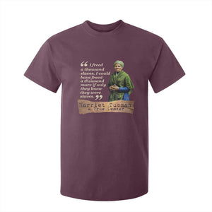Harriet Tubman T Shirt For Kid If Only They Knew They Were Slaves Black History TS09 Maroon Print Your Wear