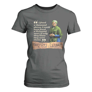 Harriet Tubman T Shirt For Women If Only They Knew They Were Slaves Black History TS09 Dark Heather Print Your Wear