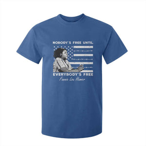Fannie Lou Hamer T Shirt For Kid Nobody's Free Until Everybody's Free Black History TS09 Royal Blue Print Your Wear