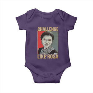 Rosa Parks Baby Onesie Challenge Like Rosa Black History TS09 Purple Print Your Wear