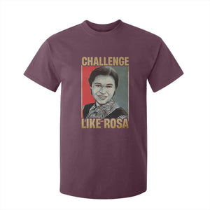 Rosa Parks T Shirt For Kid Challenge Like Rosa Black History TS09 Maroon Print Your Wear