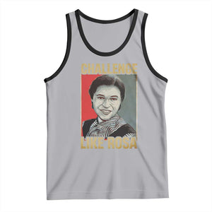 Rosa Parks Tank Top Challenge Like Rosa Black History TS09 Athletic Heather Black Print Your Wear