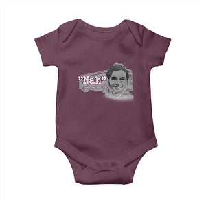 Nah Rosa Parks Baby Onesie Bus 1955 Black History Month TS09 Maroon Print Your Wear