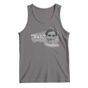 Nah Rosa Parks Tank Top Bus 1955 Black History Month TS09 Deep Heather Print Your Wear