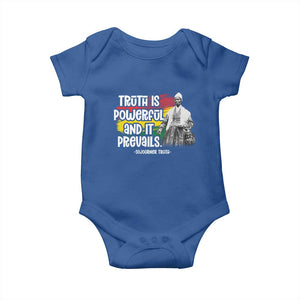 Sojourner Truth Baby Onesie Truth Is Powerful And It Prevails Black History TS09 Royal Blue Print Your Wear