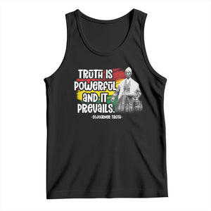 Sojourner Truth Tank Top Truth Is Powerful And It Prevails Black History TS09 Black Print Your Wear