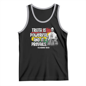 Sojourner Truth Tank Top Truth Is Powerful And It Prevails Black History TS09 Black Athletic Heather Print Your Wear