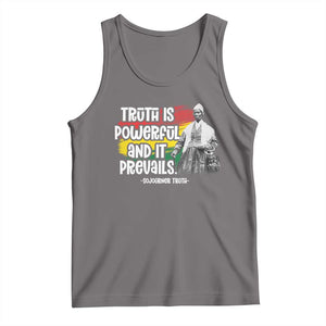 Sojourner Truth Tank Top Truth Is Powerful And It Prevails Black History TS09 Deep Heather Print Your Wear