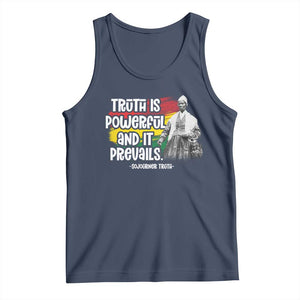 Sojourner Truth Tank Top Truth Is Powerful And It Prevails Black History TS09 Navy Print Your Wear