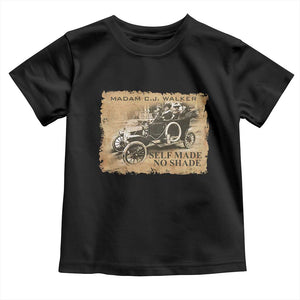 Madam C.J. Walker Toddler T Shirt Self Made No Shade Black History TS09 Black Print Your Wear