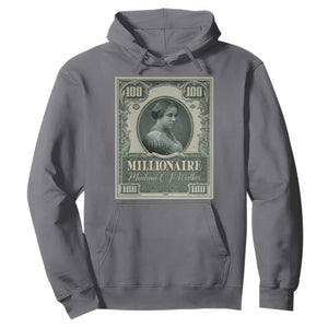 Madam C.J. Walker Hoodie Millionaire Black Women Pride TS09 Charcoal Print Your Wear