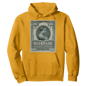 Madam C.J. Walker Hoodie Millionaire Black Women Pride TS09 Gold Print Your Wear