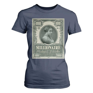 Madam C.J. Walker T Shirt For Women Millionaire Black Women Pride TS09 Navy Print Your Wear