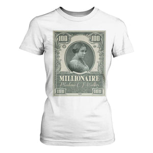 Madam C.J. Walker T Shirt For Women Millionaire Black Women Pride TS09 White Print Your Wear