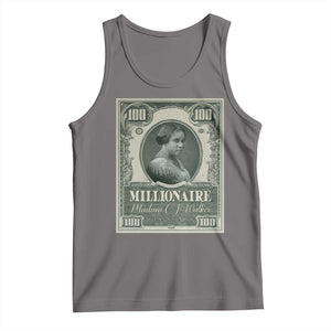 Madam C.J. Walker Tank Top Millionaire Black Women Pride TS09 Deep Heather Print Your Wear