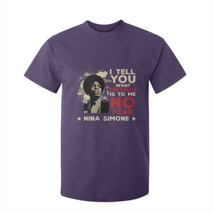 Nina Simone T Shirt For Kid I Tell You What Freedom Is To Me No Fear TS09 Purple Print Your Wear