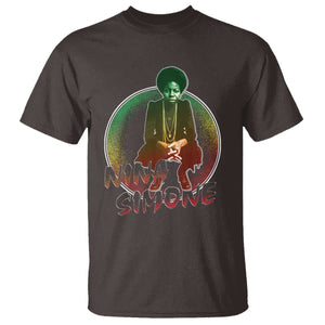 Nina Simone T Shirt Black Women History Pride TS09 Dark Chocolate Print Your Wear