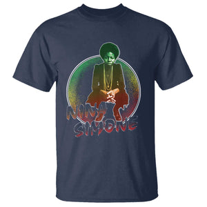 Nina Simone T Shirt Black Women History Pride TS09 Navy Print Your Wear