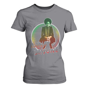 Nina Simone T Shirt For Women Black Women History Pride TS09 Charcoal Print Your Wear
