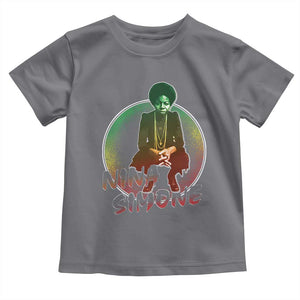 Nina Simone Toddler T Shirt Black Women History Pride TS09 Charcoal Print Your Wear