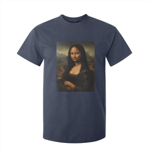 Black Mona Lisa T Shirt For Kid Melanin Pretty Aesthetic Black History TS09 Navy Print Your Wear