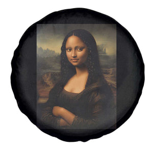 Black Mona Lisa Spare Tire Cover Melanin Pretty Aesthetic Black History TS09 Print Your Wear