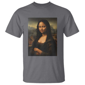 Black Mona Lisa T Shirt Melanin Pretty Aesthetic Black History TS09 Charcoal Print Your Wear