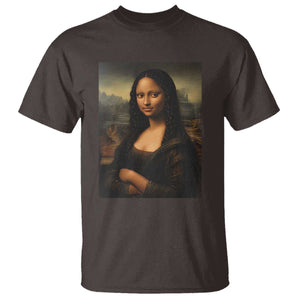 Black Mona Lisa T Shirt Melanin Pretty Aesthetic Black History TS09 Dark Chocolate Print Your Wear