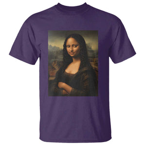 Black Mona Lisa T Shirt Melanin Pretty Aesthetic Black History TS09 Purple Print Your Wear