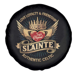 Celtic Claddagh Spare Tire Cover Love Loyalty Friendship Slainte TS09 Print Your Wear