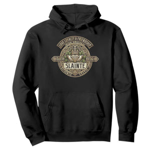 Celtic Claddagh Hoodie Slainte Love Loyalty Friendship Vintage TS09 Black Print Your Wear