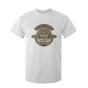 Celtic Claddagh T Shirt For Kid Slainte Love Loyalty Friendship Vintage TS09 White Print Your Wear