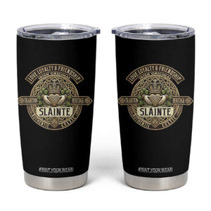 Celtic Claddagh Tumbler Cup Slainte Love Loyalty Friendship Vintage TS09 Black Print Your Wear