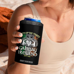 Galway Ireland 4 in 1 Can Cooler Tumbler City Of The Tribes Est 1232 TS09 Print Your Wear
