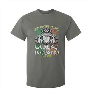 Galway Ireland T Shirt For Kid City Of The Tribes Est 1232 TS09 Military Green Print Your Wear
