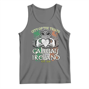 Galway Ireland Tank Top City Of The Tribes Est 1232 TS09 Black Heather Print Your Wear