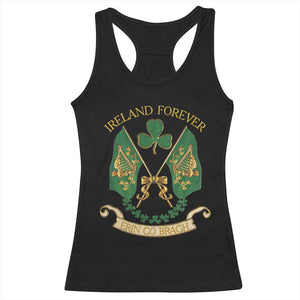 Irish Pride Racerback Tank Top Eirinn Go Brach Ireland Forever TS09 Black Print Your Wear